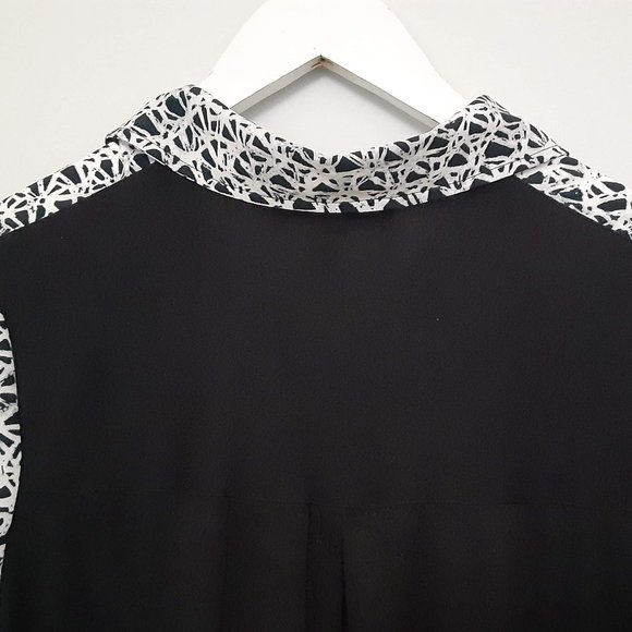 MICHAEL KORS | Front Tie Button Down Blouse - Picture 14 of 16